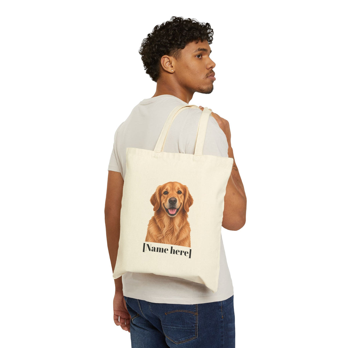 The Nuzzle Tote — Custom Pet Portrait Bag